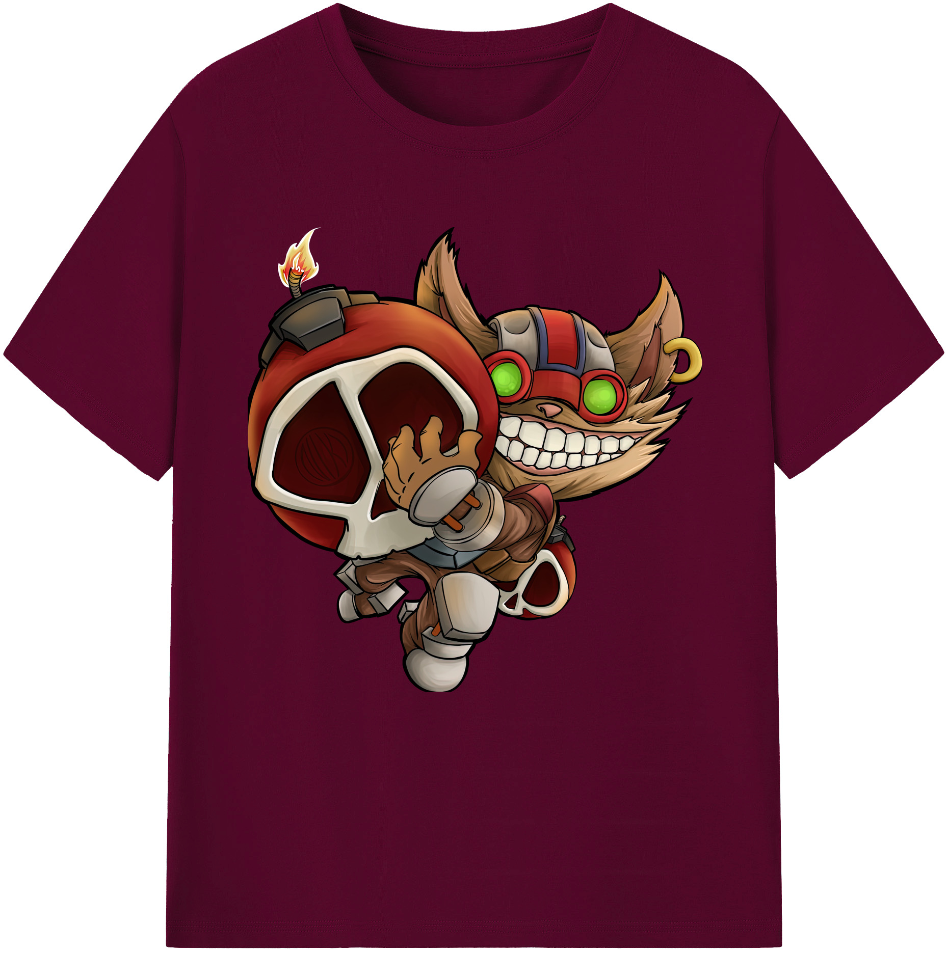 （画像用） リーグ・オブ・レジェンド League of Legends LOL レディースカジュアルプリントTシャツ（綿100％）